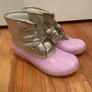Girls jack rogers rain boots size 4